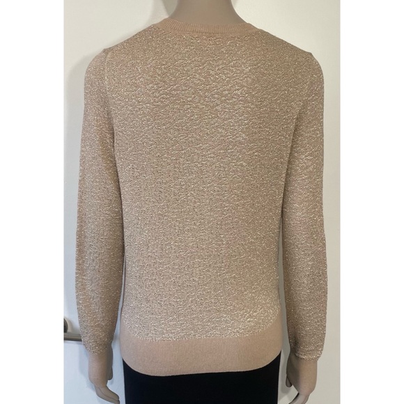 Loft Metallic Gold Cardigan - Picture 2 of 13